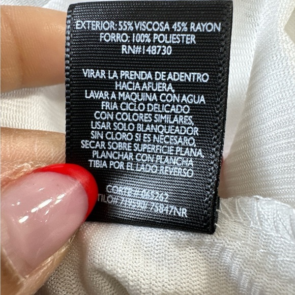 ECI New York White Floral Sleeveless Maxi Dress Size S - Picture 9 of 9